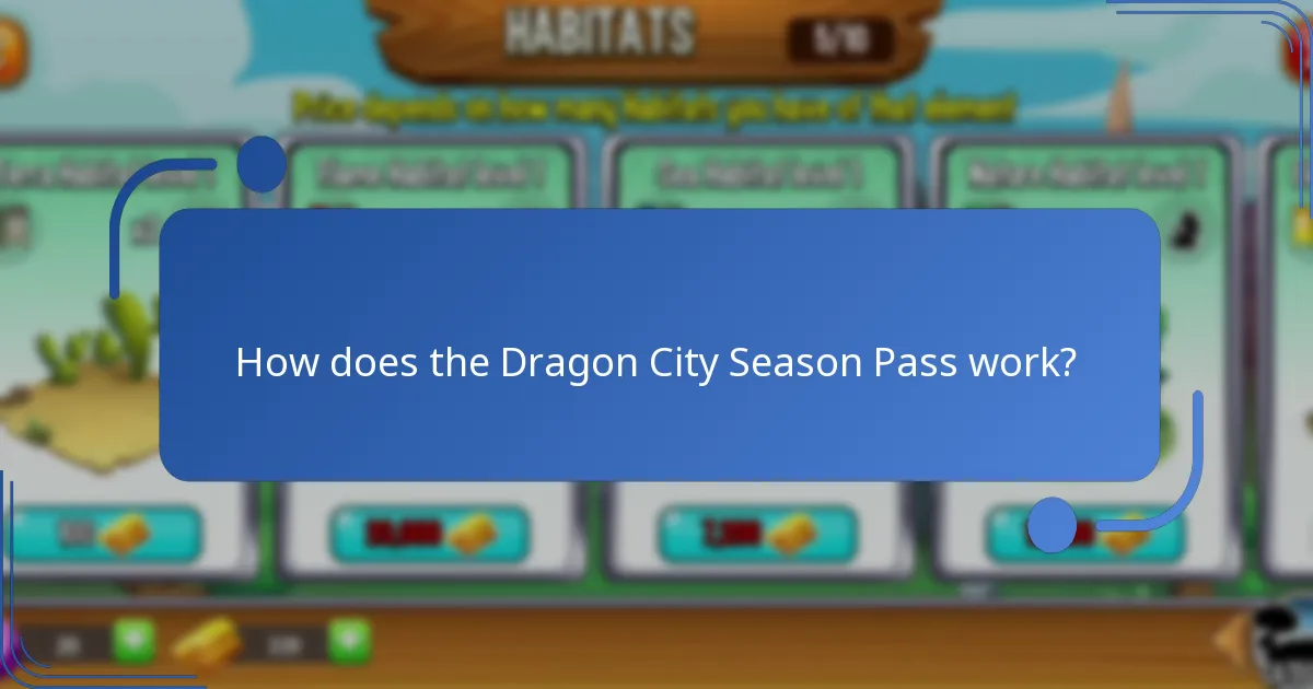How does the Dragon City Season Pass work?