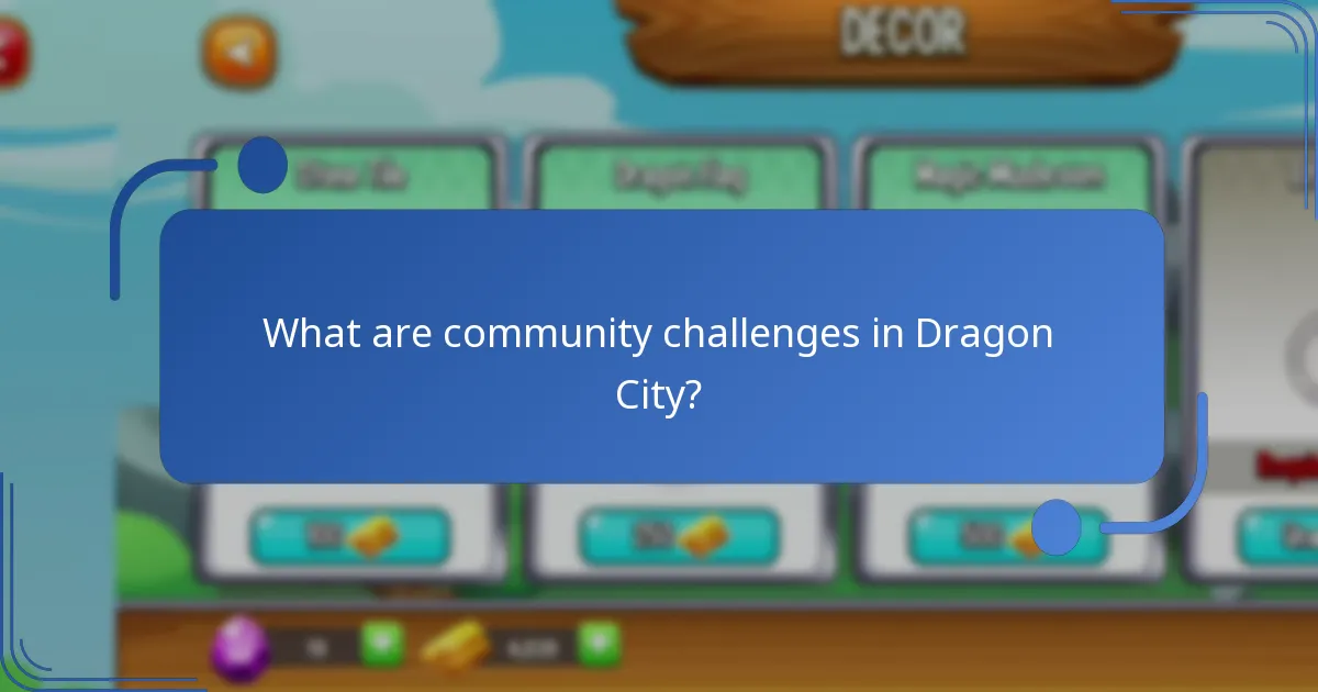 What are community challenges in Dragon City?