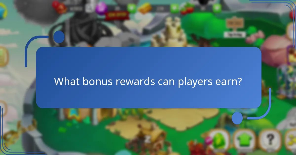 What bonus rewards can players earn?