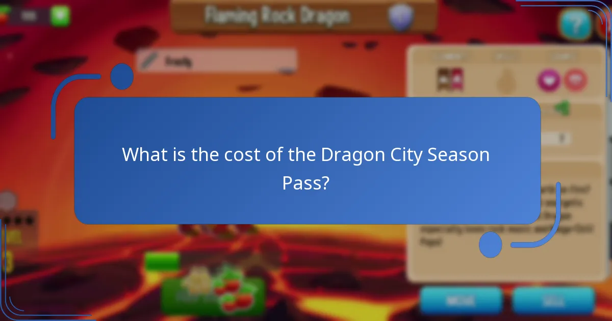 What is the cost of the Dragon City Season Pass?