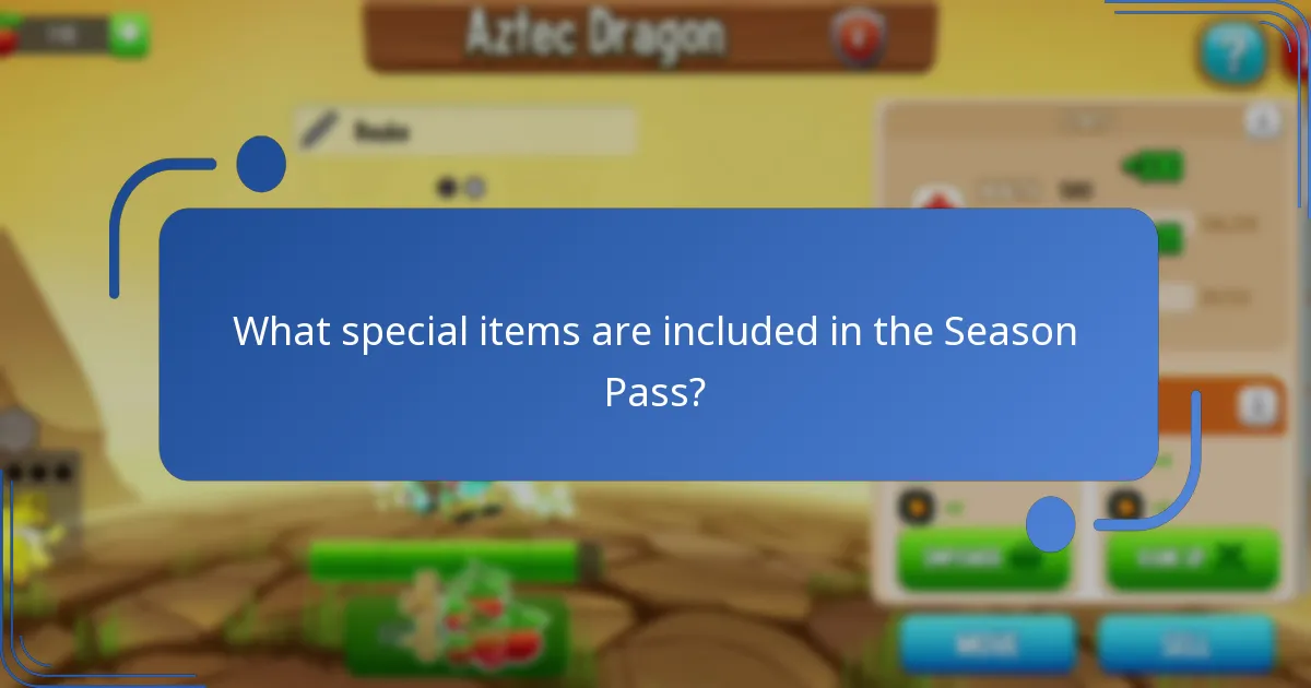 What special items are included in the Season Pass?